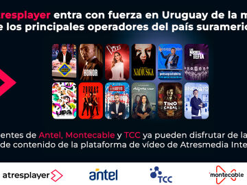 La plataforma atresplayer entra con fuerza en Uruguay de la mano de los principales operadores del país